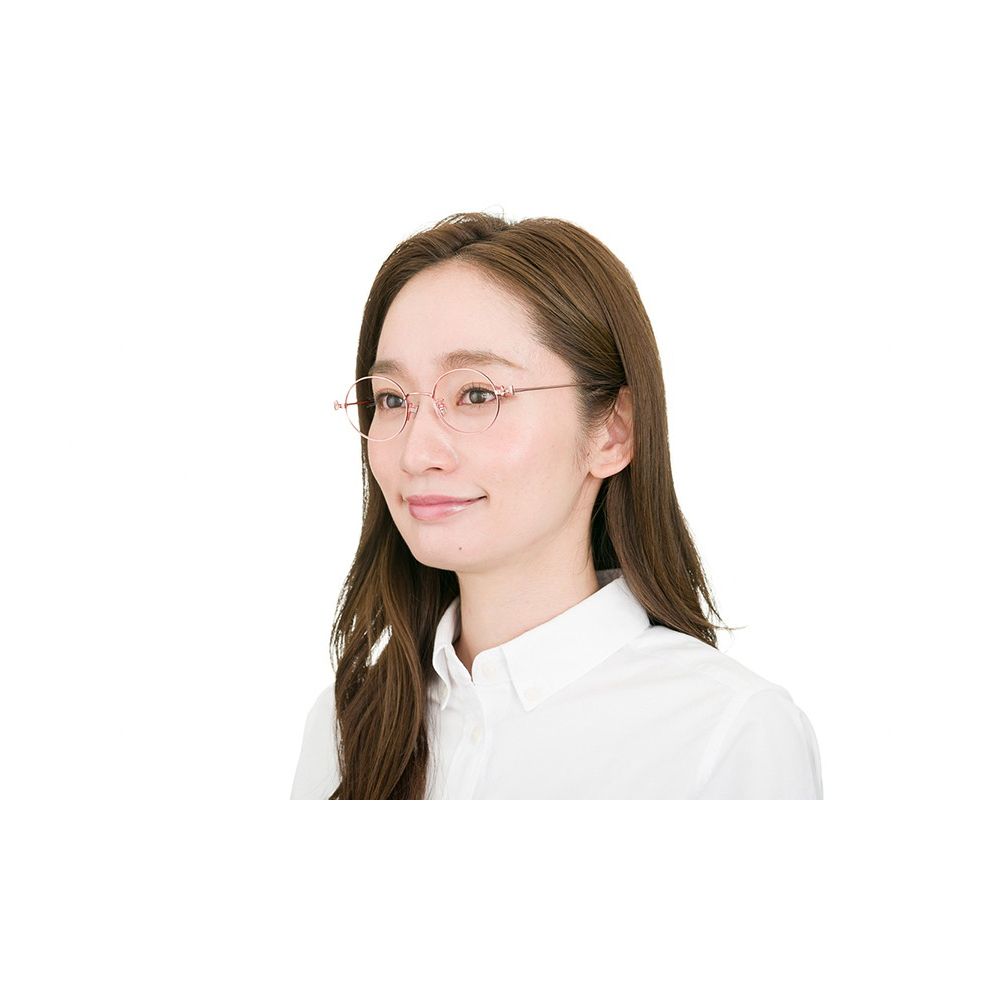 Zoff ミニーマウス オーバル型 メタル メガネ フリーサイズ ZF202008