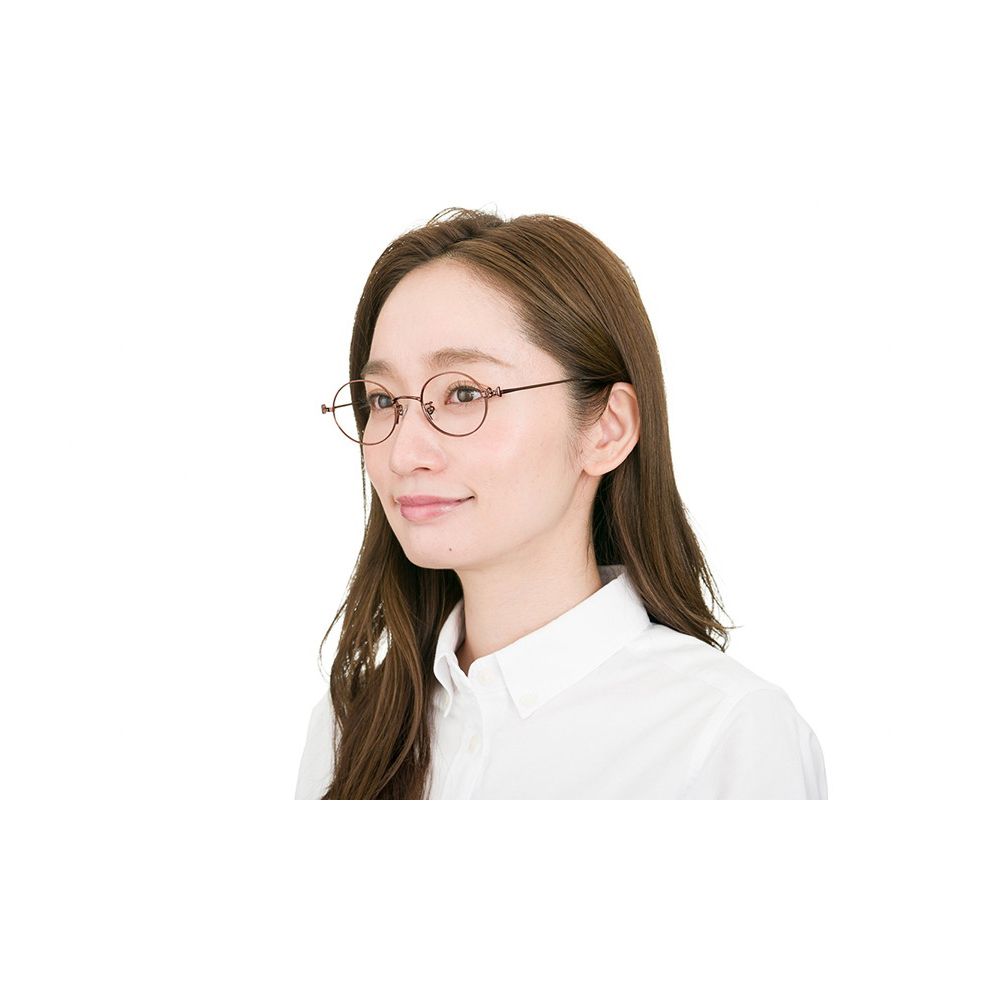 Zoff ミニーマウス オーバル型 メタル メガネ フリーサイズ ZF202008