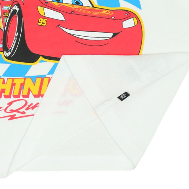 【ベビードール】カーズ BIGフェイスTシャツ 0216K / ライトニング・マックィーン ベビーサイズ キッズ トップス 半袖 クルーネック カットソー 天竺素材