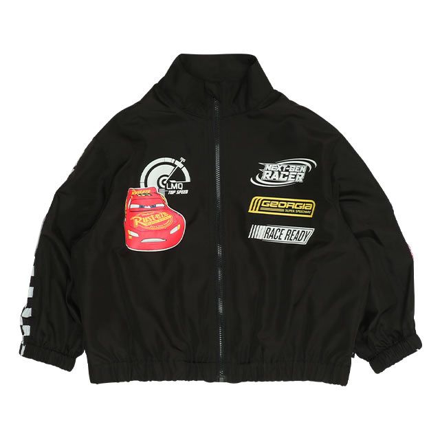 【ベビードール】カーズ ウィンドブレーカー 0218K / ライトニング・マックィーン ベビーサイズ キッズ 撥水加工 ワッペン 軽量 羽織り 薄手 トップス 長袖 アウター ジャンパー