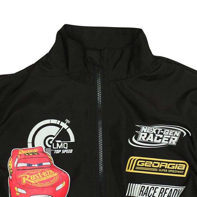 【ベビードール】カーズ ウィンドブレーカー 0218K / ライトニング・マックィーン ベビーサイズ キッズ 撥水加工 ワッペン 軽量 羽織り 薄手 トップス 長袖 アウター ジャンパー