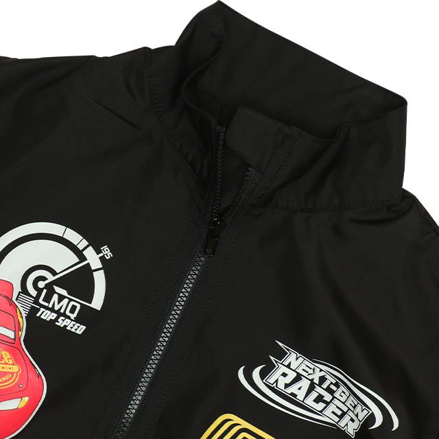 【ベビードール】カーズ ウィンドブレーカー 0218K / ライトニング・マックィーン ベビーサイズ キッズ 撥水加工 ワッペン 軽量 羽織り 薄手 トップス 長袖 アウター ジャンパー