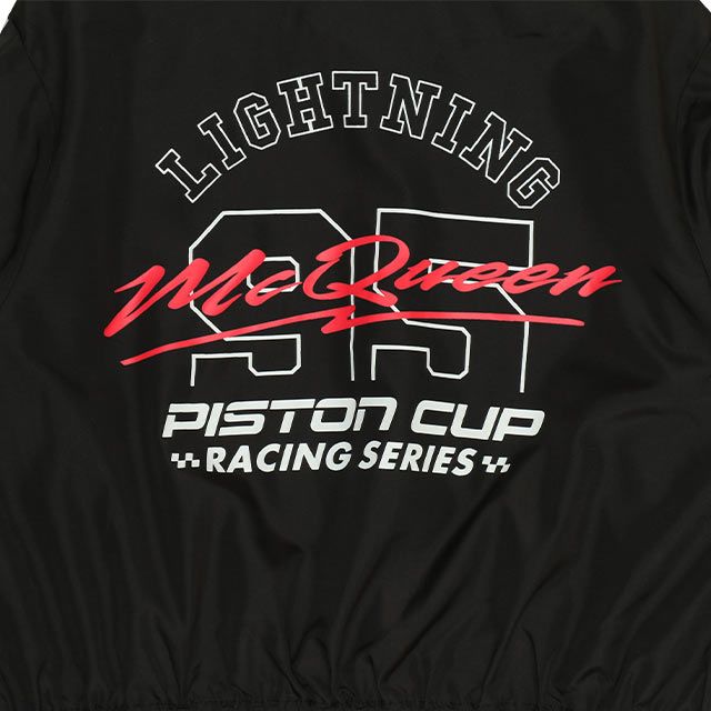 【ベビードール】カーズ ウィンドブレーカー 0218K / ライトニング・マックィーン ベビーサイズ キッズ 撥水加工 ワッペン 軽量 羽織り 薄手 トップス 長袖 アウター ジャンパー