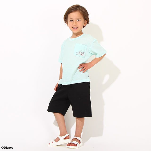 ディズニー ワンポイント刺繍メッシュTシャツ 6840K ダンボ
