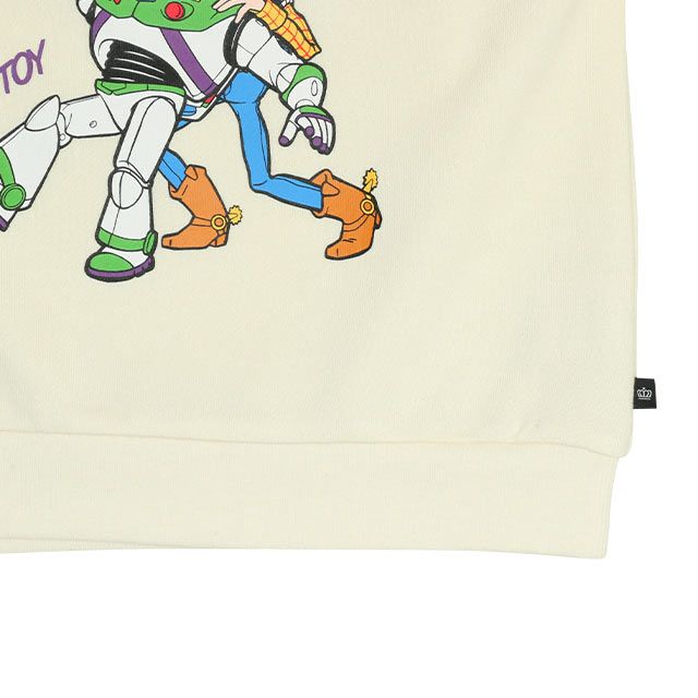 【ベビードール】ウッディ バズ 親子お揃い キャラクタートレーナー 0224K / ベビーサイズ キッズ リンクコーデ ペアルック 親子コーデ トップス 長袖 クルーネック