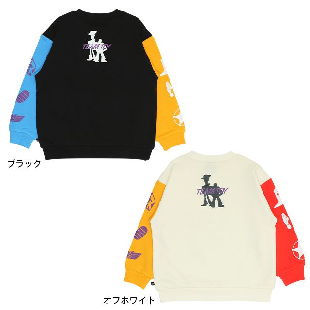 【ベビードール】ウッディ バズ 親子お揃い キャラクタートレーナー 0224K / ベビーサイズ キッズ リンクコーデ ペアルック 親子コーデ トップス 長袖 クルーネック