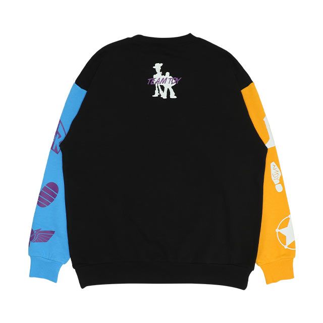 【ベビードール】ウッディ バズ 親子お揃い キャラクタートレーナー 0224A / 大人 ユニセックス 男女兼用 リンクコーデ ペアルック 親子コーデ トップス 長袖 クルーネック