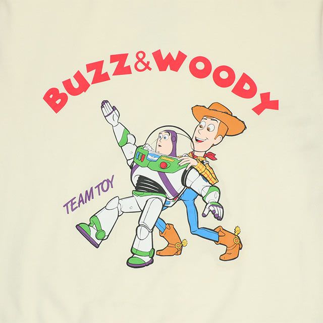 【ベビードール】ウッディ バズ 親子お揃い キャラクタートレーナー 0224A / 大人 ユニセックス 男女兼用 リンクコーデ ペアルック 親子コーデ トップス 長袖 クルーネック