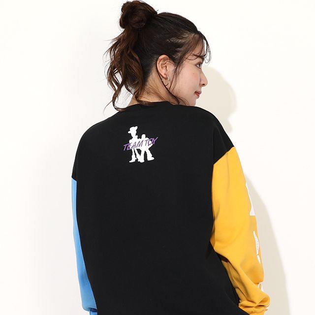 【ベビードール】ウッディ バズ 親子お揃い キャラクタートレーナー 0224A / 大人 ユニセックス 男女兼用 リンクコーデ ペアルック 親子コーデ トップス 長袖 クルーネック