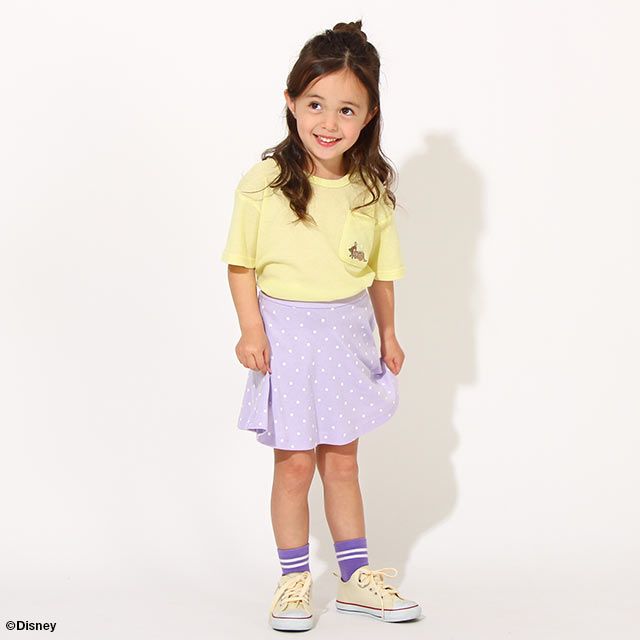 ディズニー ワンポイント刺繍メッシュTシャツ 6840K マリー