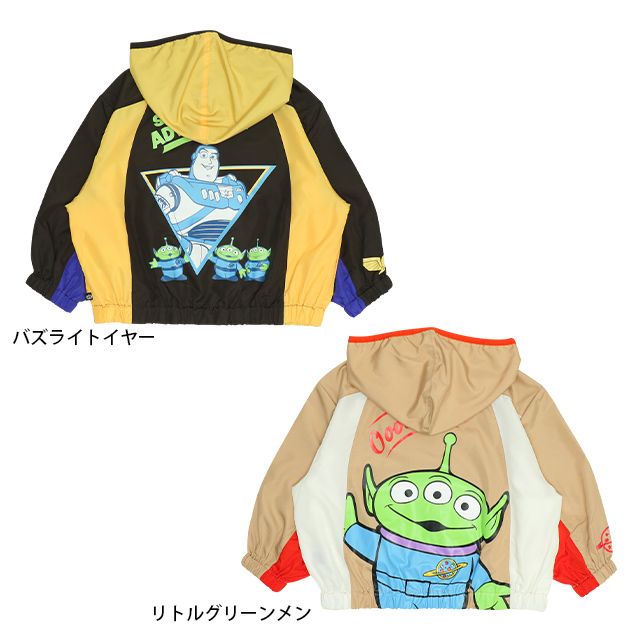 【ベビードール】バズ・ライトイヤー ウィンドブレーカー 0226K / トイ・ストーリー ベビーサイズ キッズ トップス ライトアウター 長袖 ジャンパー ジップパーカー ジャケット 羽織り 薄手 軽量 撥水加工