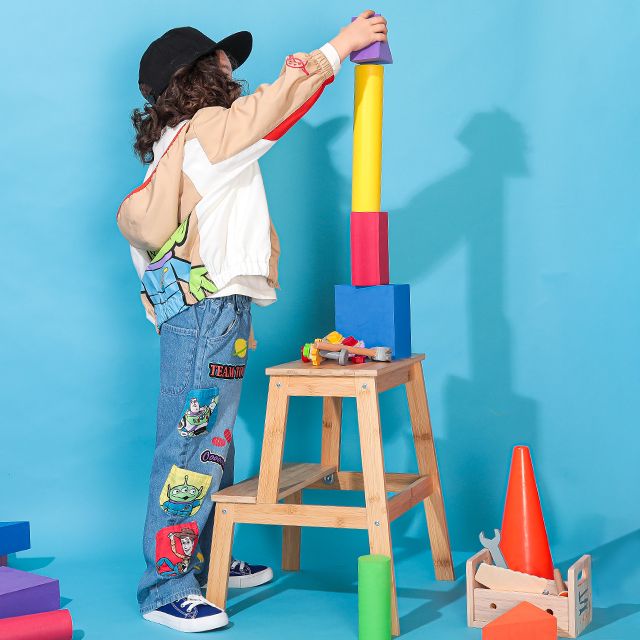 【ベビードール】リトルグリーンメン ウィンドブレーカー 0226K / トイ・ストーリー ベビーサイズ キッズ トップス ライトアウター 長袖 ジャンパー ジップパーカー ジャケット 羽織り 薄手 軽量 撥水加工