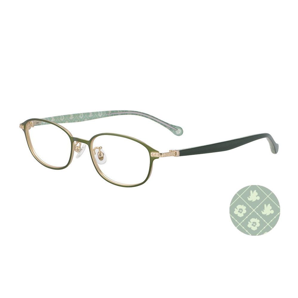 Zoff ミッキー ミニー スクエア型メタルメガネ フリーサイズ  ZC212002