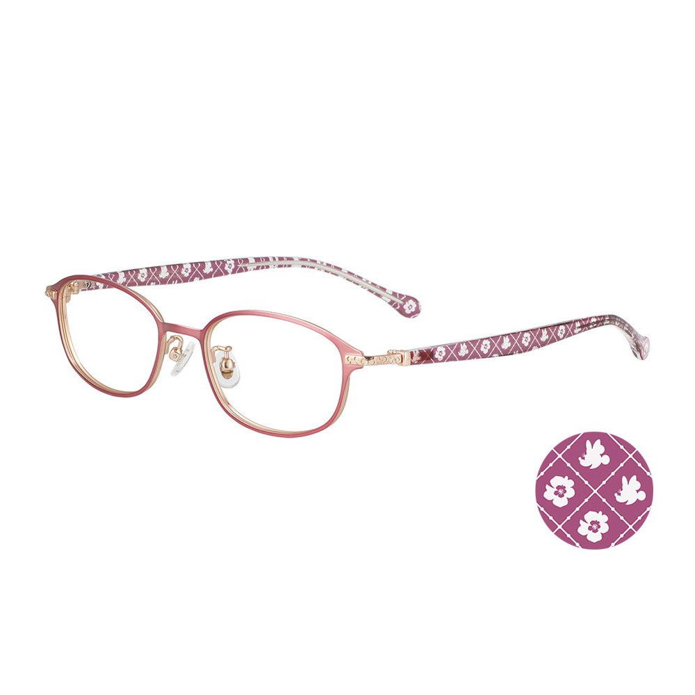 Zoff ミッキー ミニー スクエア型メタルメガネ フリーサイズ  ZC212002