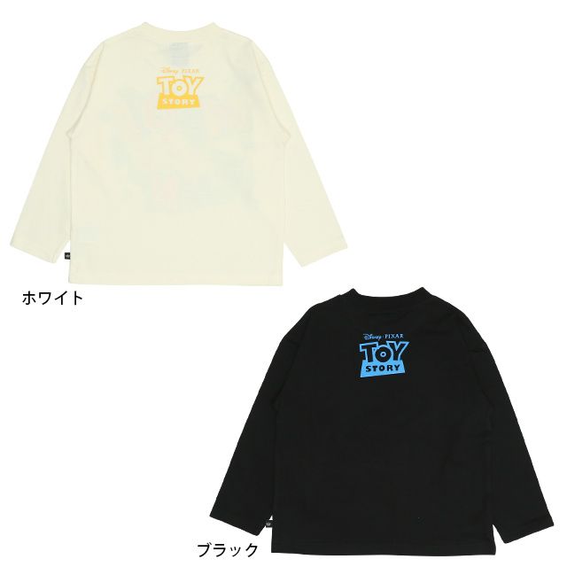 【ベビードール】親子お揃い トイ・ストーリー グラフィック ロンT 0227K / ウッディ バズ・ライトイヤー ベビーサイズ キッズ リンクコーデ ペアルック 親子コーデ トップス 長袖 クルーネック カットソー