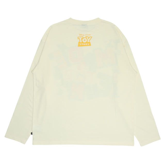【ベビードール】トイ・ストーリー 親子お揃い グラフィック ロンT 0227A / 大人 ユニセックス 男女兼用 リンクコーデ ペアルック 親子コーデ トップス 長袖 クルーネック カットソー