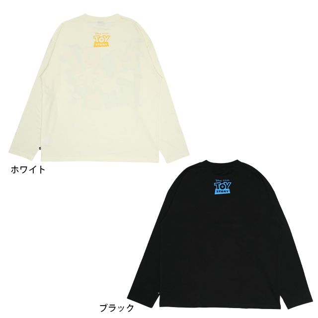 【ベビードール】トイ・ストーリー 親子お揃い グラフィック ロンT 0227A / 大人 ユニセックス 男女兼用 リンクコーデ ペアルック 親子コーデ トップス 長袖 クルーネック カットソー
