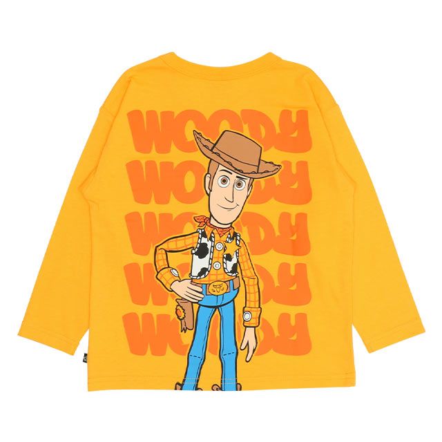 【ベビードール】ウッディ 巾着ポケット ロンT 0230K / トイ・ストーリー ベビーサイズ キッズ トップス 長袖 クルーネック カットソー