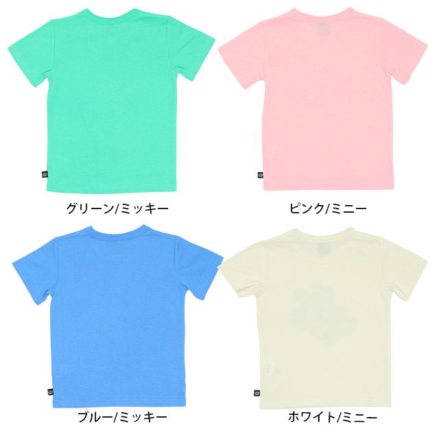 公式 ショップディズニー ベビードール 親子お揃い ディズニー 立体プリントtシャツ 6540k ブルー ミッキー