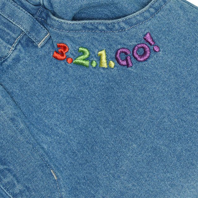 【ベビードール】トイ・ストーリー ポケット付 デニムロングパンツ 0231K / ウッディ バズ・ライトイヤー エイリアン ベビーサイズ キッズ 長ズボン ボトムス ジーンズ ジーパン ストレート ウエスト総ゴム ゴム穴付 ポケット