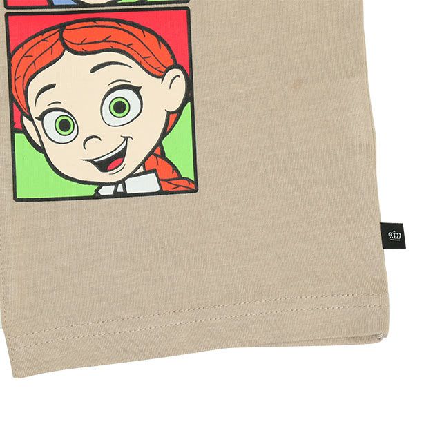 【ベビードール】トイ・ストーリー リメイク風 Tシャツ 0232K / ベビーサイズ キッズ 半袖 セミワイド アシンメトリー ウッディ バズ・ライトイヤー ジェシー