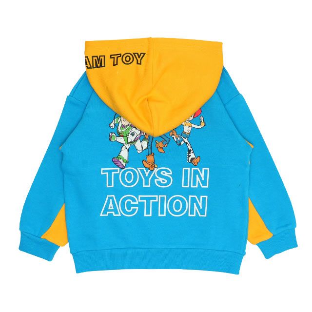 【ベビードール】トイ・ストーリー 立体ロゴパーカー 0233K / ウッディ バズ・ライトイヤー ジェシー ベビーサイズ キッズ トップス 長袖 プルオーバー ワイドシルエット
