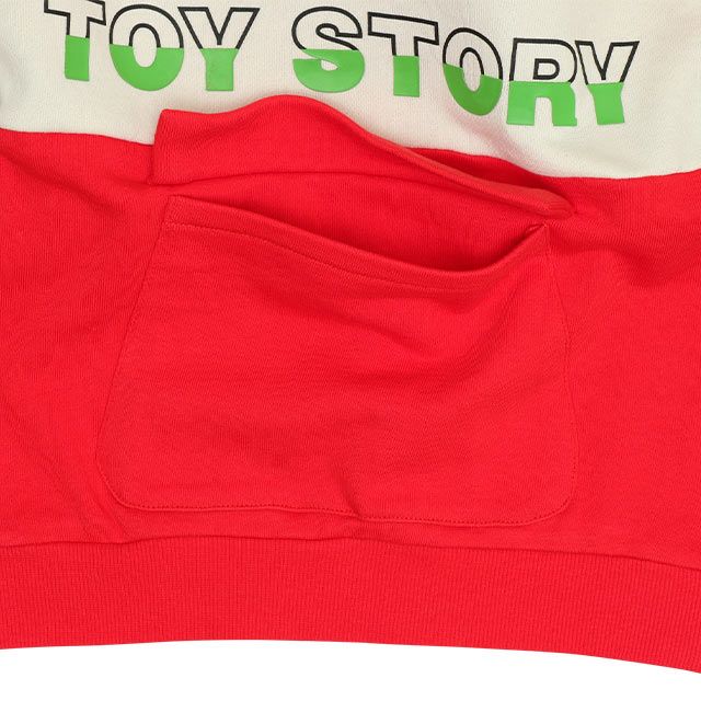 【ベビードール】トイ・ストーリー 立体ロゴパーカー 0233K / ウッディ バズ・ライトイヤー ジェシー ベビーサイズ キッズ トップス 長袖 プルオーバー ワイドシルエット