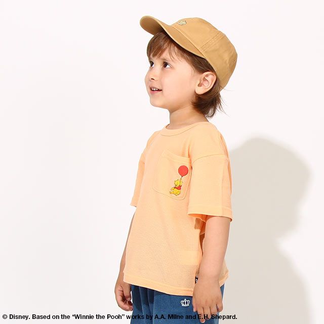 ディズニー ワンポイント刺繍メッシュTシャツ 6840K バンビ