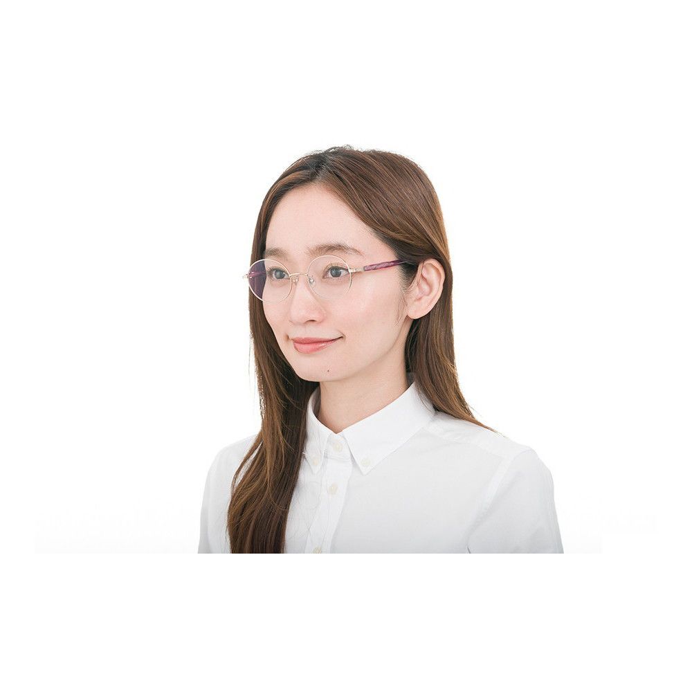 Zoff ラプンツェル ラウンド型 メタル メガネ フリーサイズ  ZY222011