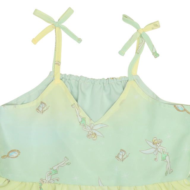 【ベビードール】ラプンツェル プリンセス / フリル&times;キャミソールワンピースセット 0265K / ベビーサイズ キッズ ワンピース スカート 半袖 肩出し ドレス セットアイテム 仮装 コスチューム コスプレ