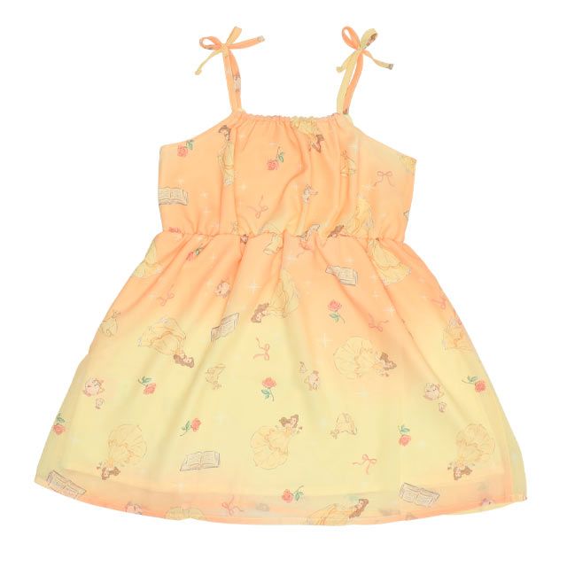 【ベビードール】ベル プリンセス / フリル&times;キャミソールワンピースセット 0265K / ベビーサイズ キッズ ワンピース スカート 半袖 肩出し ドレス セットアイテム 仮装 コスチューム コスプレ