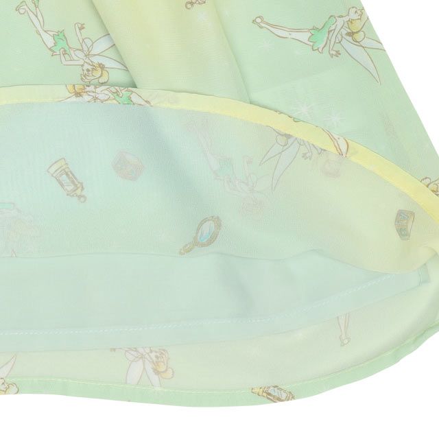 【ベビードール】ティンカーベル プリンセス / フリル&times;キャミソールワンピースセット 0265K / ベビーサイズ キッズ ワンピース スカート 半袖 肩出し ドレス セットアイテム 仮装 コスチューム コスプレ