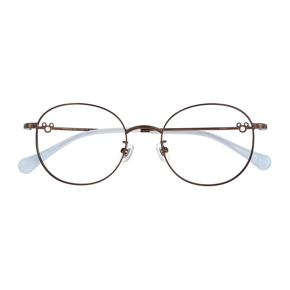 Zoff ミッキーマウス ウェリントン型 メタル メガネ フリーサイズ  ZF222016