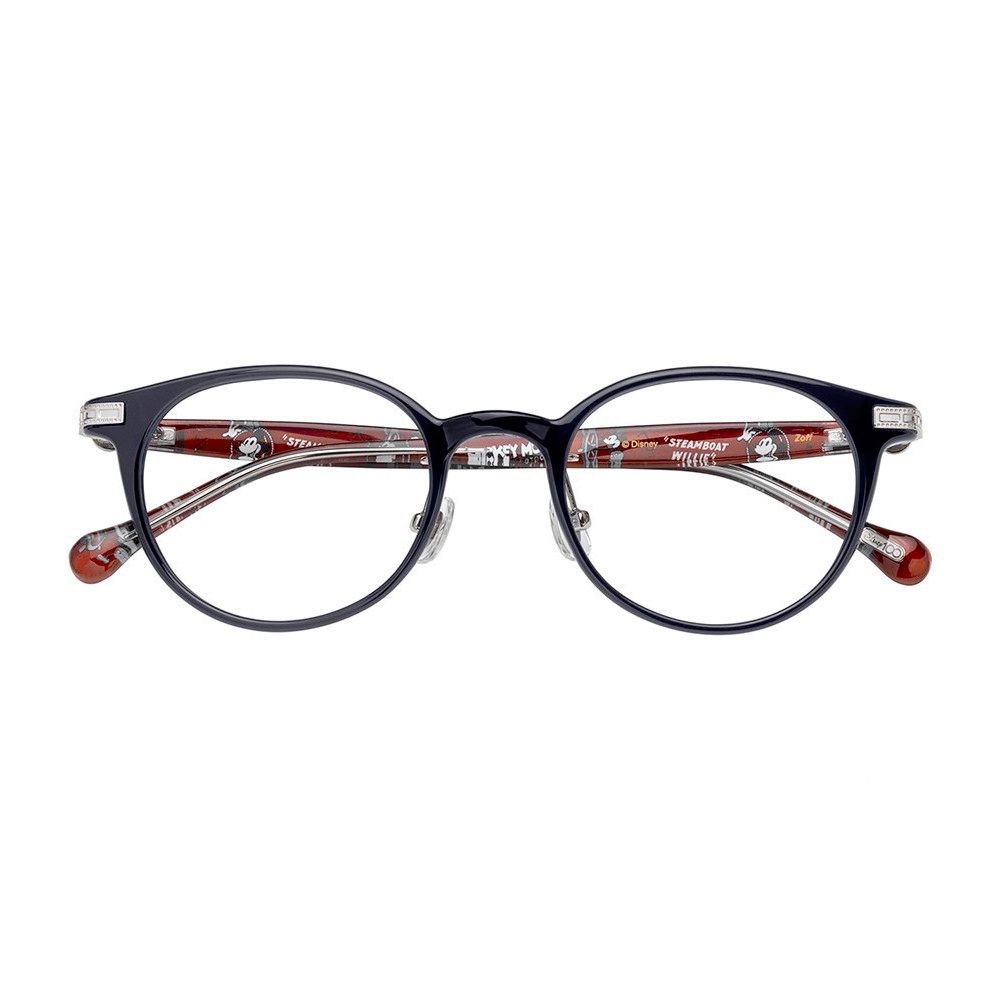 Zoff 蒸気船ウィリー ミッキー ボストン型 メガネ フリーサイズ  ZC221006