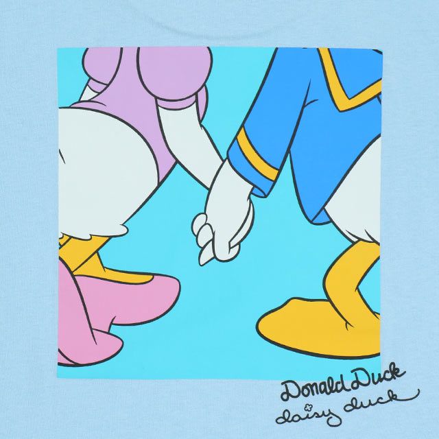 【ベビードール】ドナルド 親子お揃い サングラスTシャツ 0290K / ベビーサイズ キッズ リンクコーデ ペアルック 親子コーデ トップス 半袖 ワイドシルエット 天竺素材