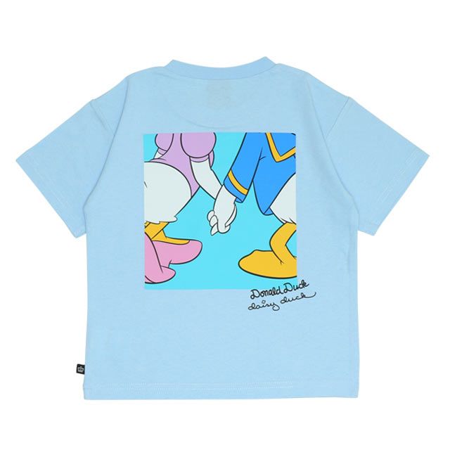 【ベビードール】ドナルド 親子お揃い サングラスTシャツ 0290K / ベビーサイズ キッズ リンクコーデ ペアルック 親子コーデ トップス 半袖 ワイドシルエット 天竺素材