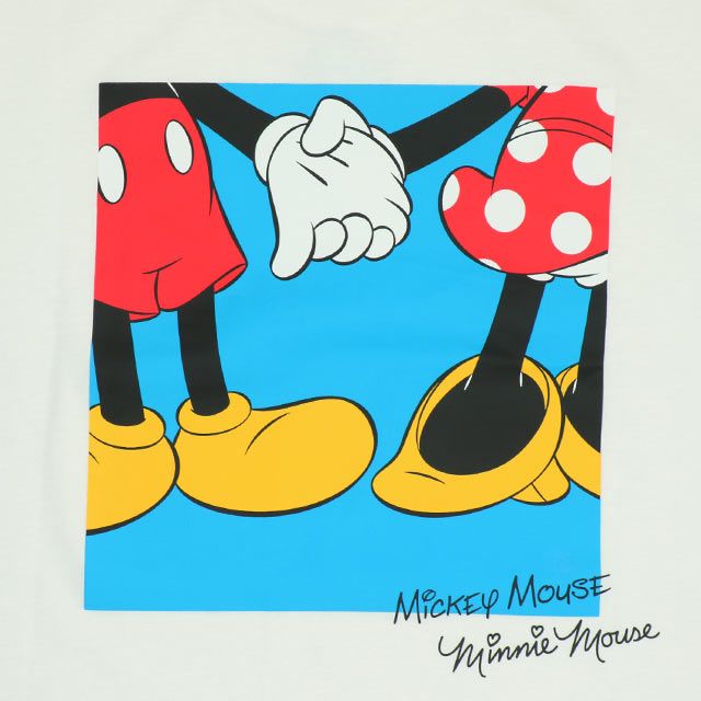 【ベビードール】ミッキー 親子お揃い サングラスTシャツ 0290A / 大人 ユニセックス 男女兼用 リンクコーデ ペアルック 親子コーデ トップス 半袖 ワイドシルエット 天竺素材