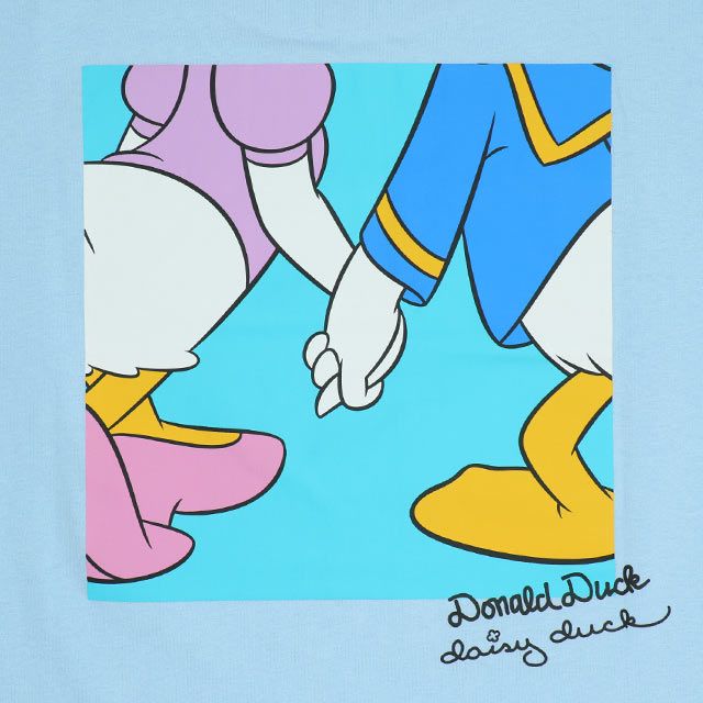 【ベビードール】ドナルド 親子お揃い サングラスTシャツ 0290A / 大人 ユニセックス 男女兼用 リンクコーデ ペアルック 親子コーデ トップス 半袖 ワイドシルエット 天竺素材