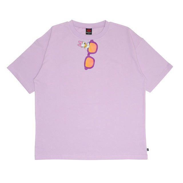 【ベビードール】デイジー 親子お揃い サングラスTシャツ 0290A / 大人 ユニセックス 男女兼用 リンクコーデ ペアルック 親子コーデ トップス 半袖 ワイドシルエット 天竺素材