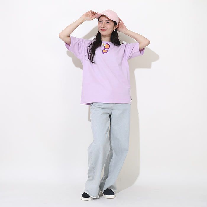 【ベビードール】デイジー 親子お揃い サングラスTシャツ 0290A / 大人 ユニセックス 男女兼用 リンクコーデ ペアルック 親子コーデ トップス 半袖 ワイドシルエット 天竺素材