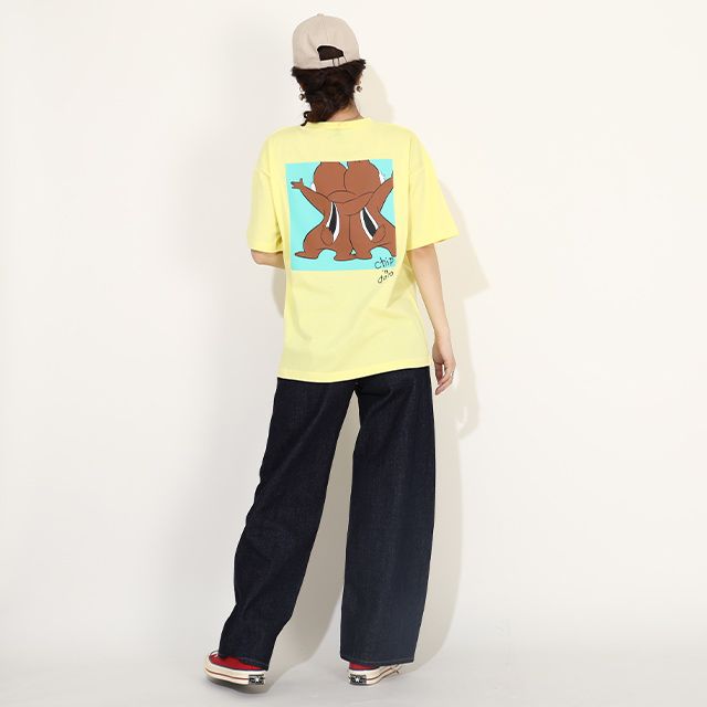 【ベビードール】チップ デール 親子お揃い サングラスTシャツ 0290A / 大人 ユニセックス 男女兼用 リンクコーデ ペアルック 親子コーデ トップス 半袖 ワイドシルエット 天竺素材