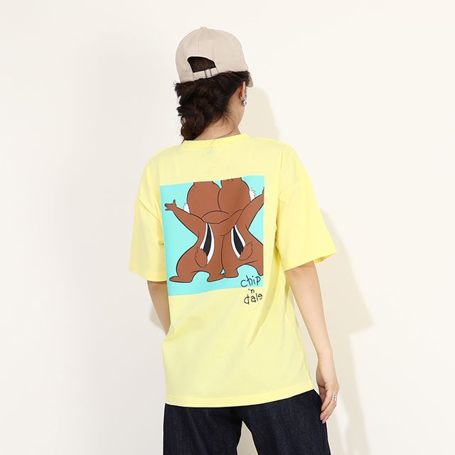 【ベビードール】チップ デール 親子お揃い サングラスTシャツ 0290A / 大人 ユニセックス 男女兼用 リンクコーデ ペアルック 親子コーデ トップス 半袖 ワイドシルエット 天竺素材