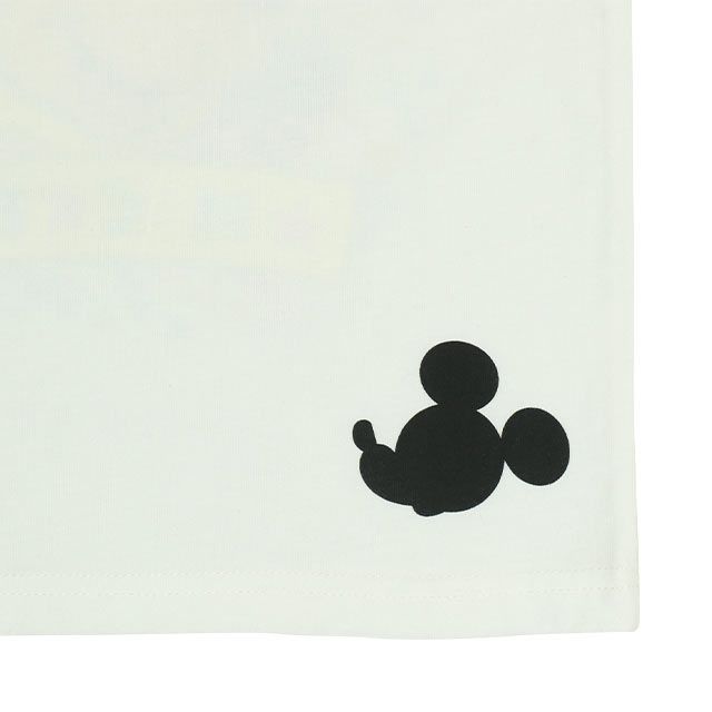 【ベビードール】ミッキー 親子お揃い カラフルBIGフェイスTシャツ 0291K / ベビーサイズ キッズ リンクコーデ ペアルック 親子コーデ トップス 半袖 クルーネック カットソー ワイドシルエット 天竺素材