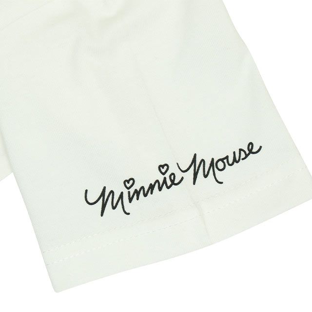 【ベビードール】ミニー 親子お揃い カラフルBIGフェイスTシャツ 0291K / ベビーサイズ キッズ リンクコーデ ペアルック 親子コーデ トップス 半袖 クルーネック カットソー ワイドシルエット 天竺素材