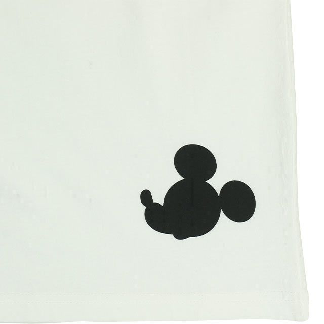 【ベビードール】ミッキー 親子お揃い カラフルBIGフェイスTシャツ 0291A / 大人 ユニセックス 男女兼用 リンクコーデ ペアルック 親子コーデ トップス 半袖 クルーネック カットソー ワイドシルエット 天竺素材