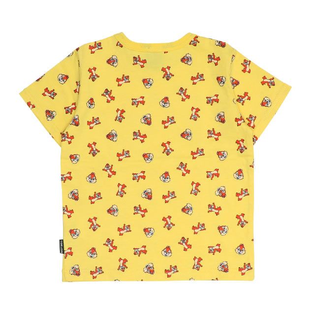 【ベビードール】チップ デール キャラクター総柄ポケットTシャツ 0292K / ベビーサイズ キッズ トップス 半袖 クルーネック カットソー 天竺素材