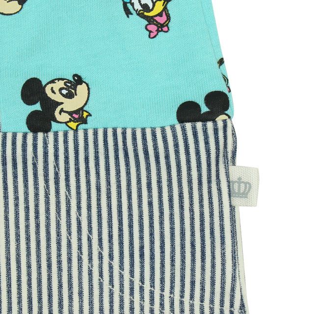 【ベビードール】プー スタイ付サロペットロンパース 0293B / ベビー服 つなぎ 半袖 ボディ肌着  スタイセット 2点セット 出産祝い 贈り物 プレゼント