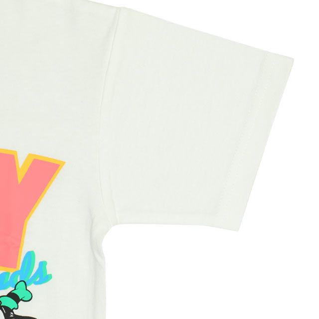 【ベビードール】ミッキー＆フレンズ キャラクター集合Tシャツ 0299K / ベビーサイズ キッズ トップス 半袖 クルーネック カットソー ワイドシルエット ドロップショルダー 天竺素材