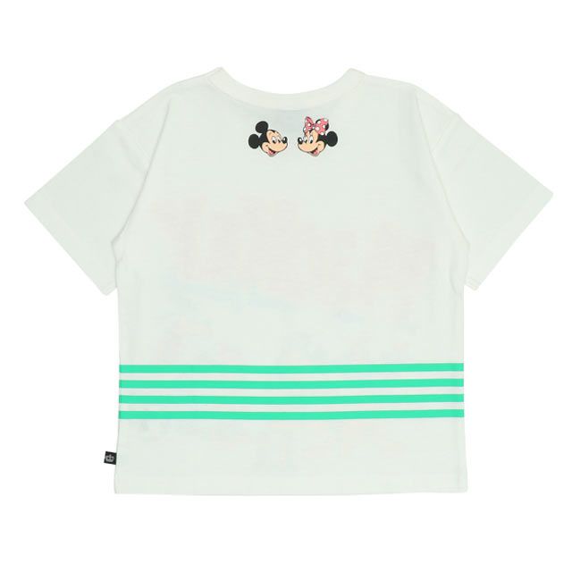 【ベビードール】ミッキー＆フレンズ キャラクター集合Tシャツ 0299K / ベビーサイズ キッズ トップス 半袖 クルーネック カットソー ワイドシルエット ドロップショルダー 天竺素材