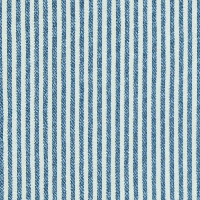 【ベビードール】ミッキー ドナルド ワッペンロングパンツ 0302K / ベビーサイズ キッズ リンクコーデ ペアルック ボトムス 長ズボン デニム ヒッコリーストライプ テーパードシルエット ウエスト総ゴム